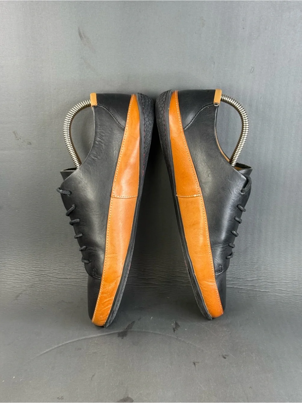 Vivobarefoot Bannister black Leather shoes men’s size 9 (42)